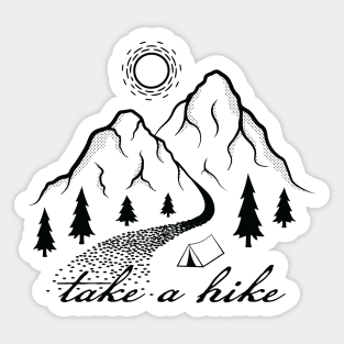 Take a Hike Sticker